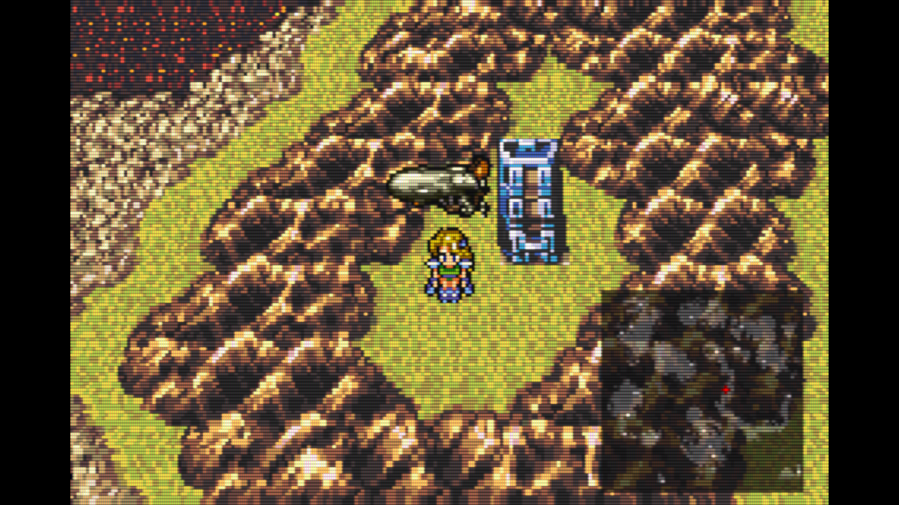 Screenshot de la Torre de los Fanáticos en Final Fantasy 6